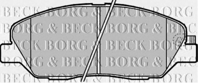 BORG & BECK bbp2176 -  Комплект тормозных колодок, дисковый тормоз